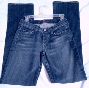 NEW❤️‍🔥 VINTAGE 7 FOR ALL MANKIND DESIGNER JEANS  WOMEN’S SIZE 26 GORGEOUS!